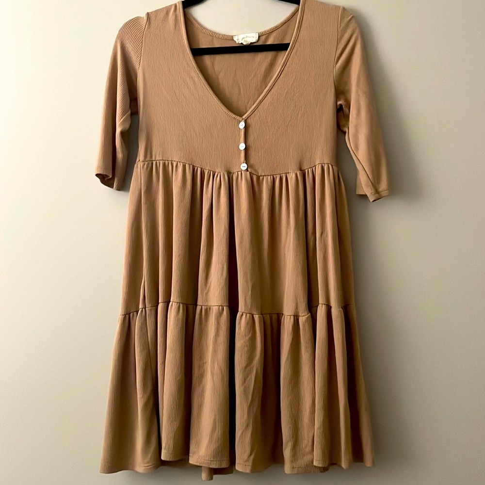 Beige Dress